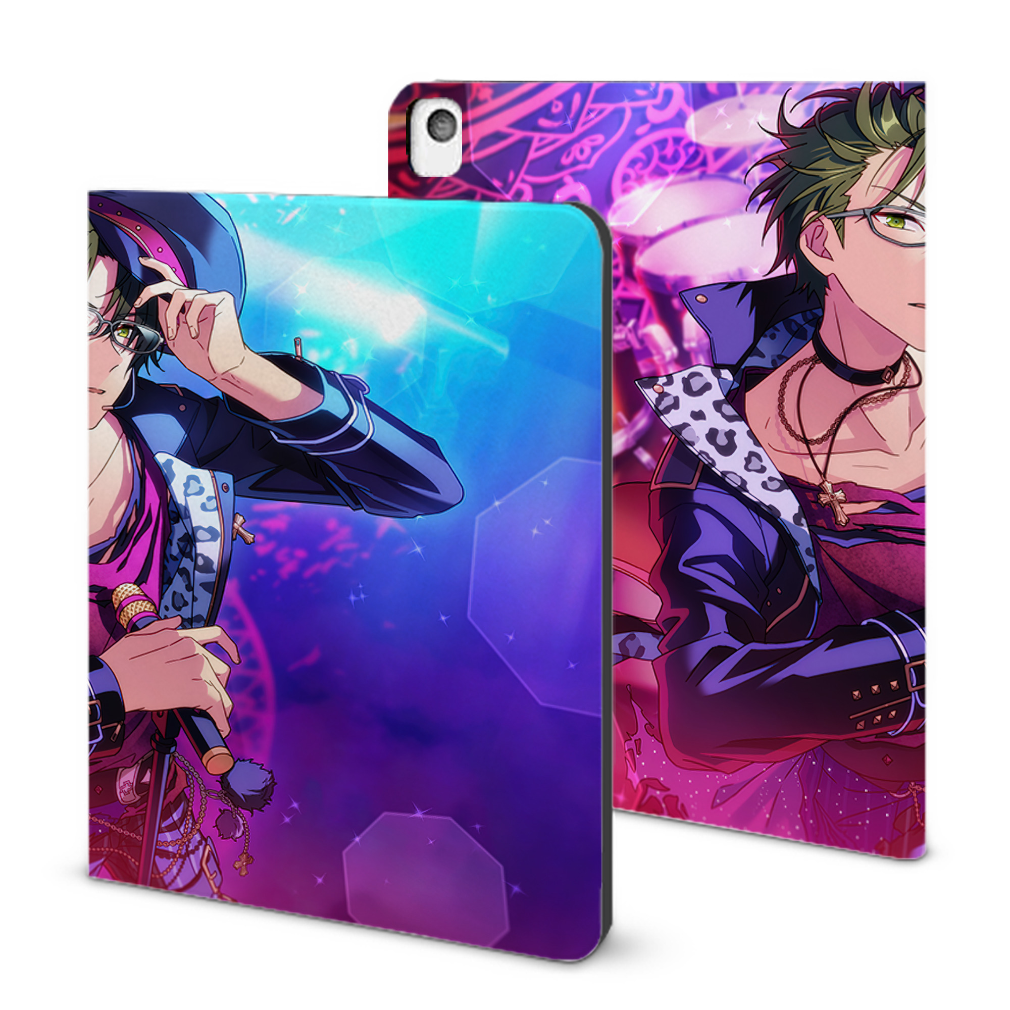 （画像用） あんさんぶるスターズ! Ensemble Stars IPadケース ペンホルダー付き ブックスタイルデザイン